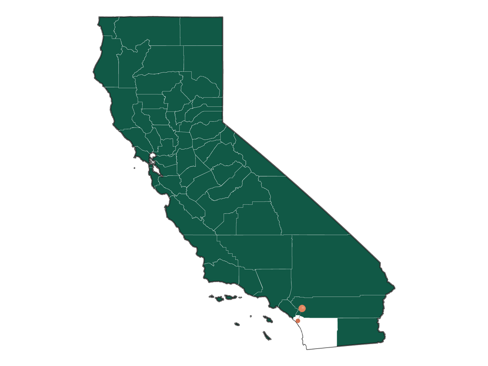 Zip Codes in Camp Pendleton, California