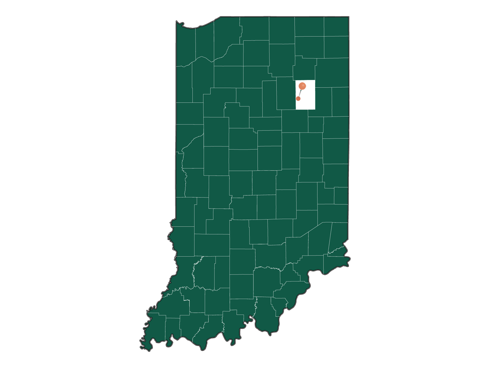 Population In Polk township (Huntington County), Indiana Demographics)