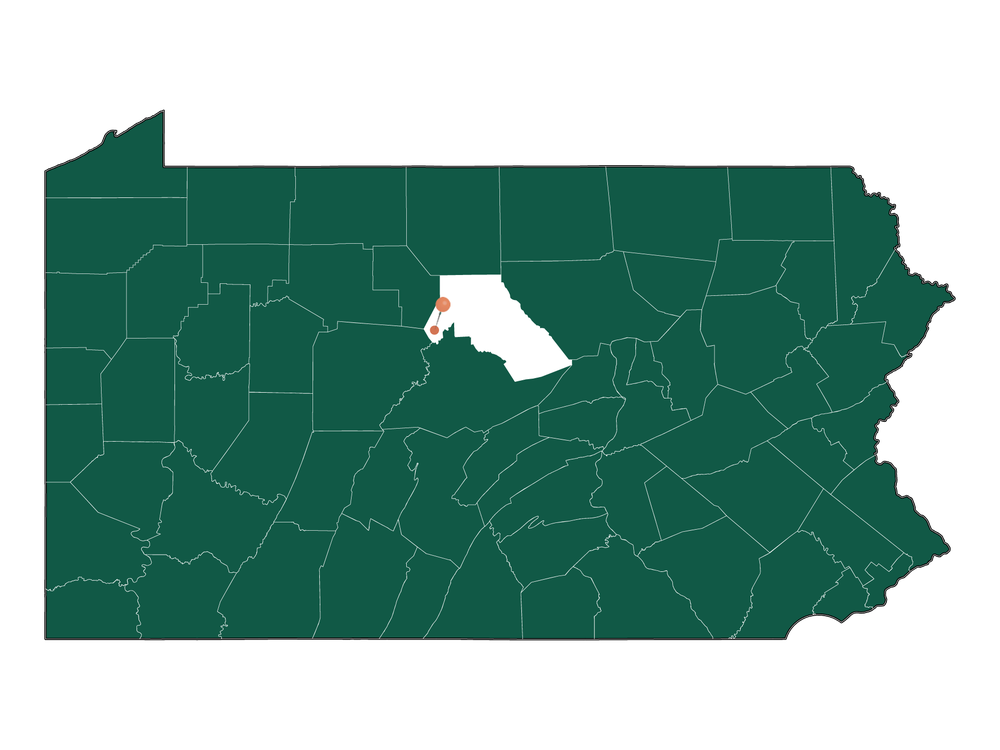 Infrastructure in West Keating township, Pennsylvania