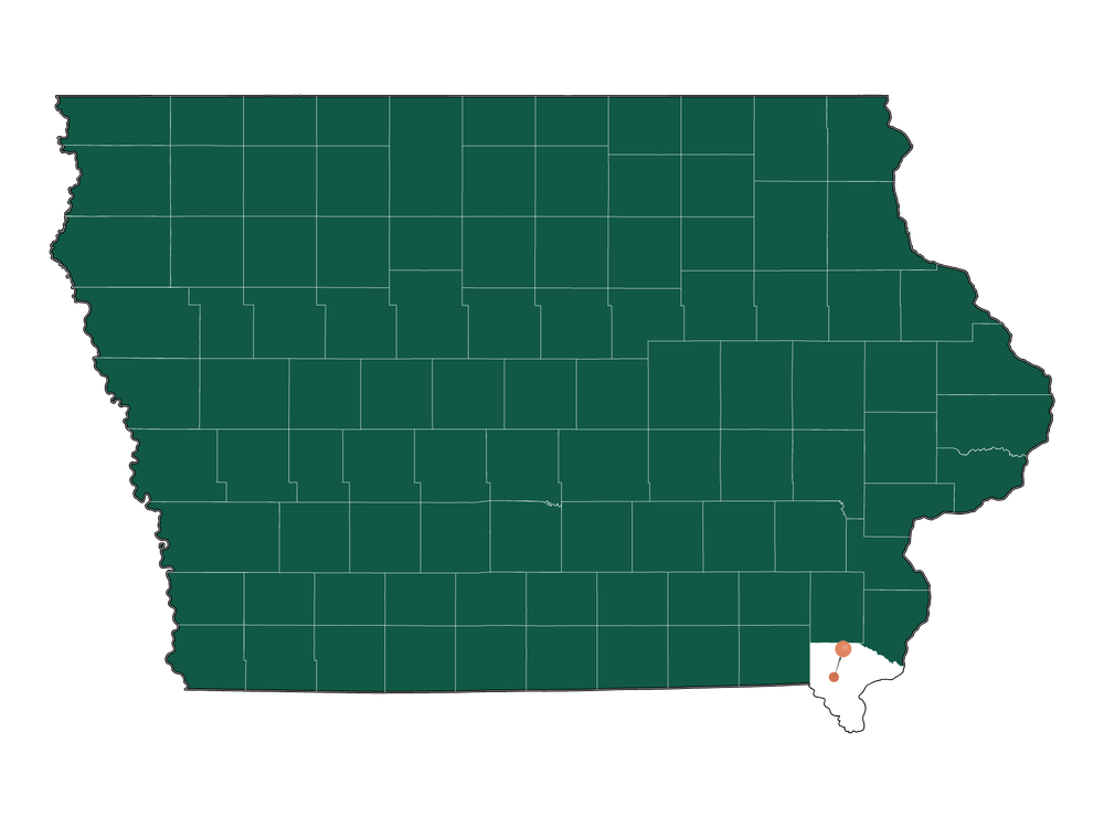 Moving to Donnellson, Iowa in 2023