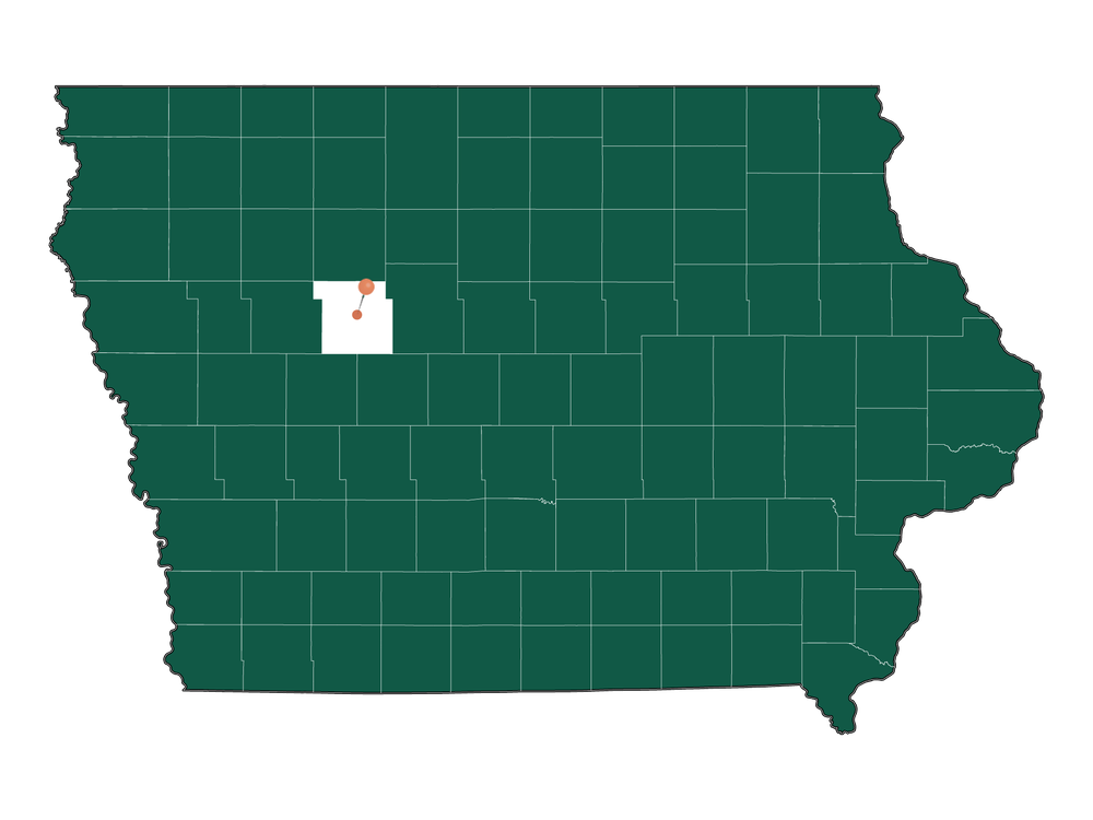 Moving to Rockwell City, Iowa in 2023
