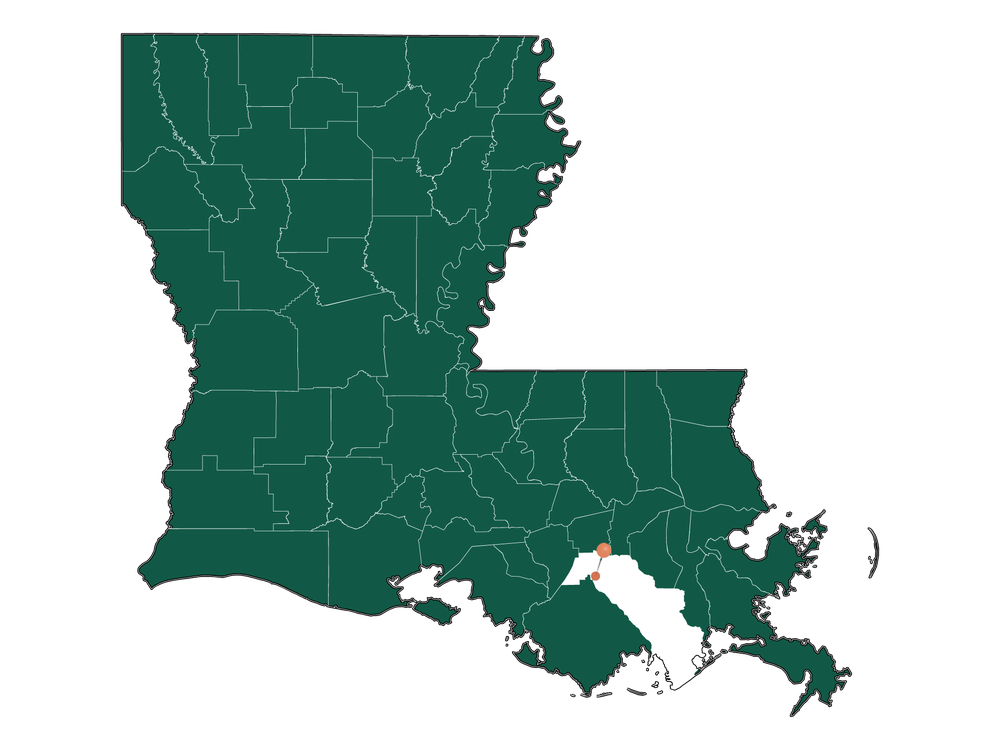 Safety in Lafourche Crossing, Louisiana (crime rates and environmental