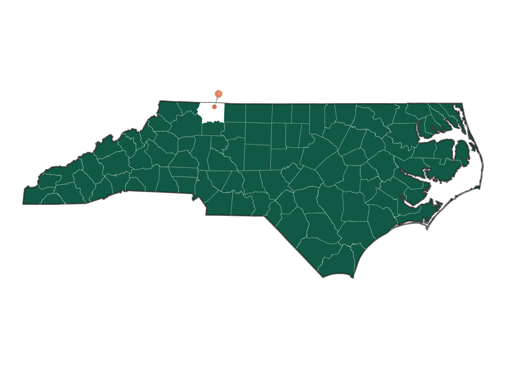 Infrastructure in Toast, North Carolina
