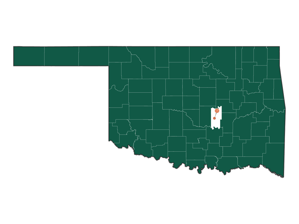 Infrastructure in Bowlegs, Oklahoma