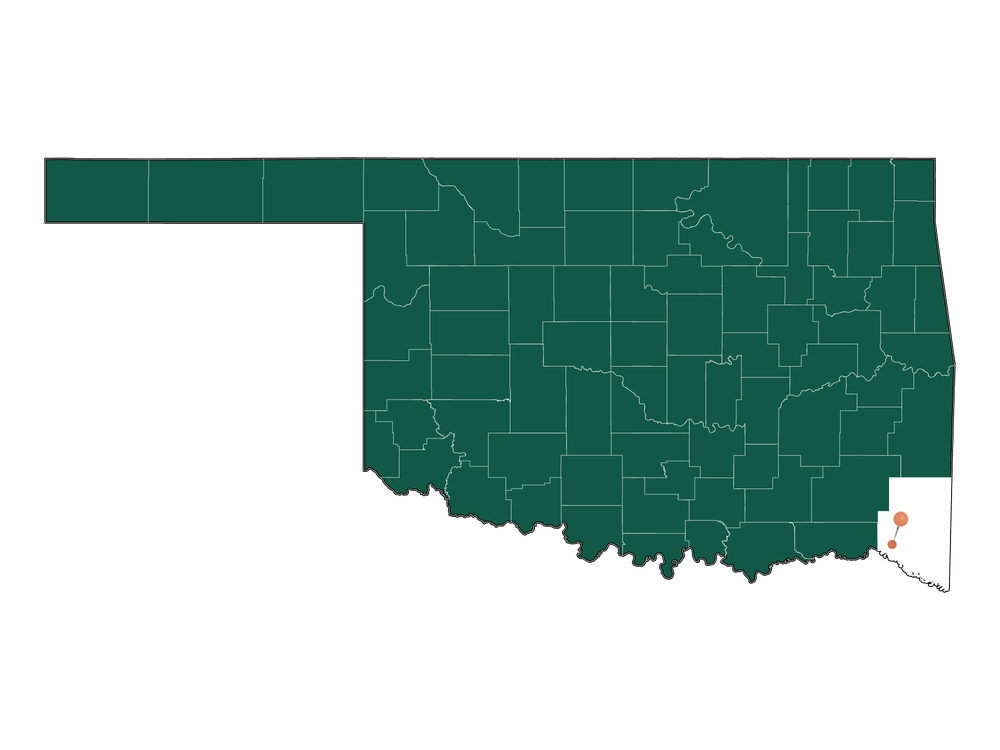 Infrastructure in Millerton, Oklahoma