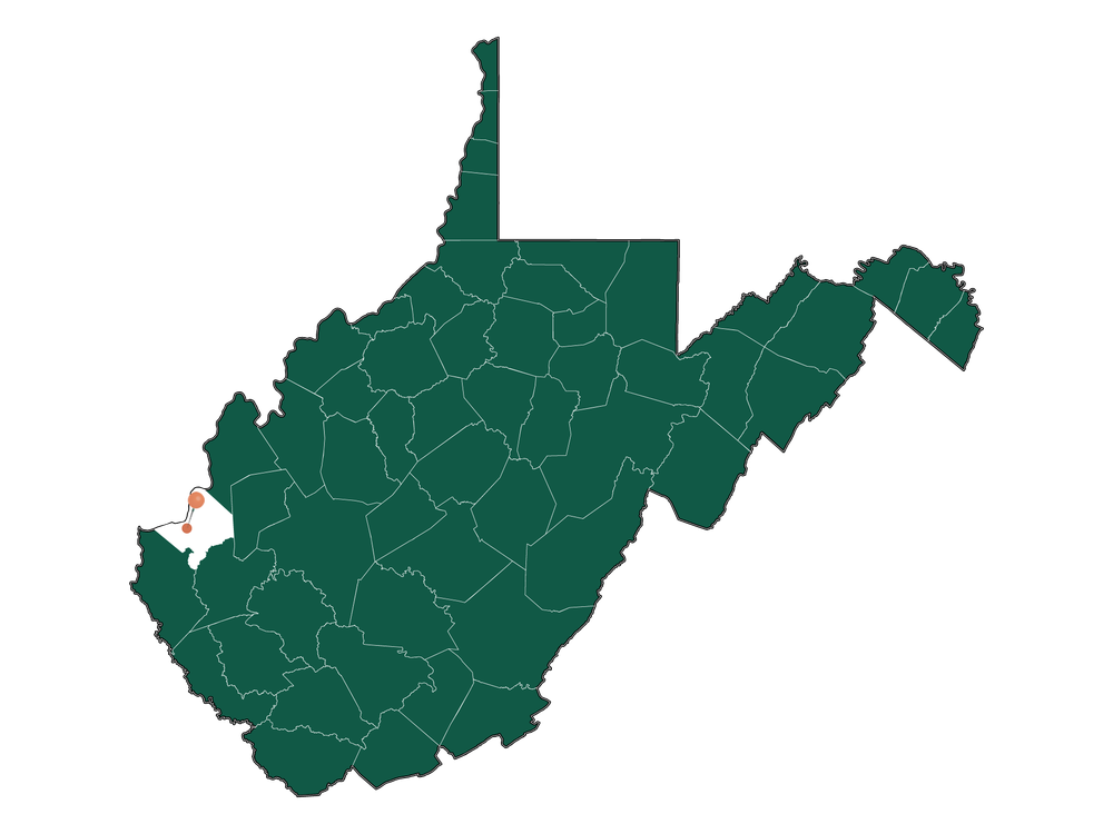 Infrastructure in Pea Ridge, West Virginia